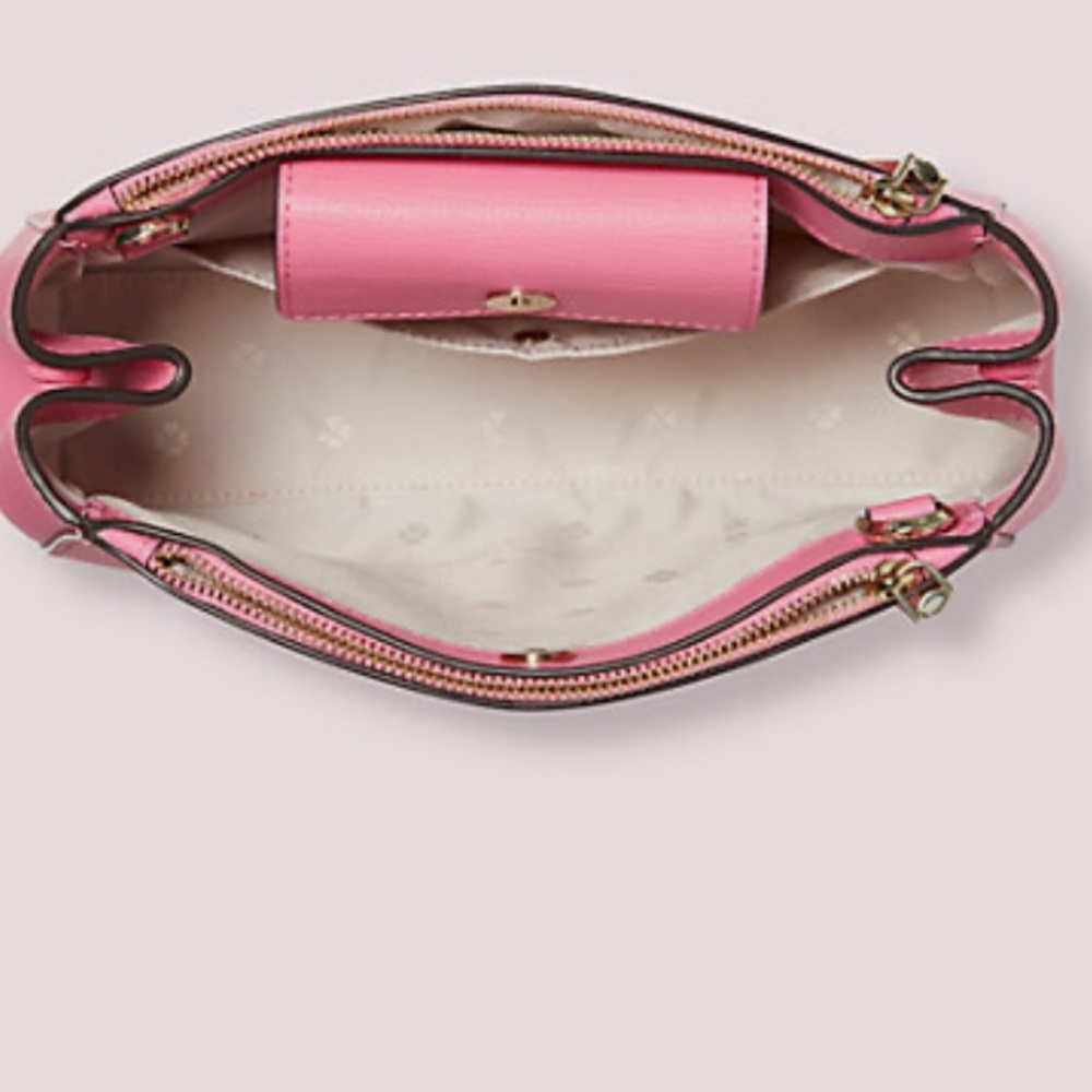 Kate Spade Sydney Double-zip Crossbody Hibiscus Tea 🌸☕️ - Picture 6 of 6